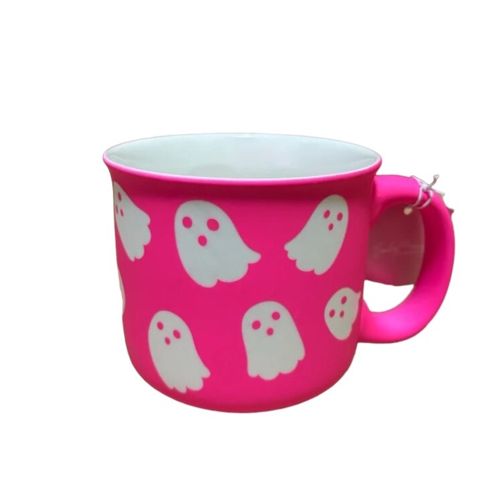 Pink ghost mug Halloween 2024